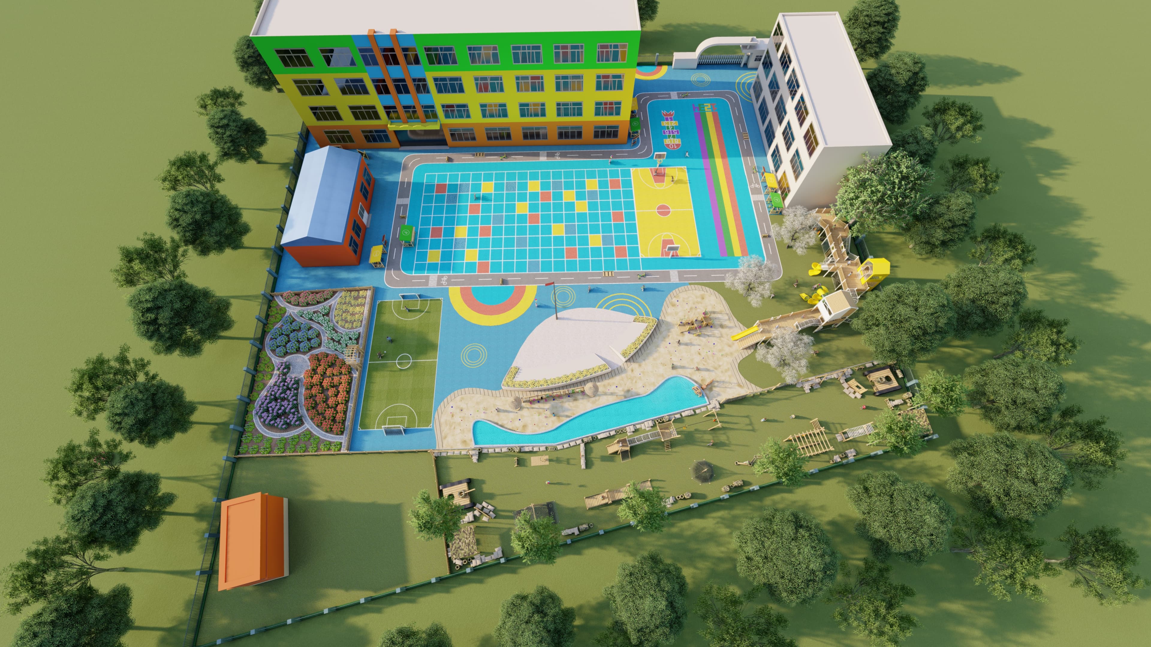 Kindergarten design plan